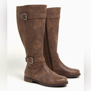 Knee-high brown riding boots from Torrid 10W NWT